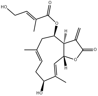 108657-10-9_[3AR-[3AR*,4R*(E),6E,9S*,10E,11AR*]]-4-羟基-2-甲基-2-丁烯酸 2,3,3A,4,5,8,9,11A-八氢-9-羟基-6,10-二甲基