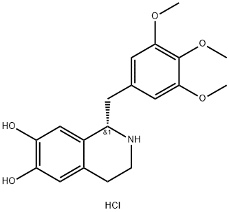 18559-59-6_(S)-1,2,3,4-四氢-1-[(3,4,5-三甲氧基苯基)甲基]-6,7-异喹啉二醇盐酸盐标准品_Reference Standards