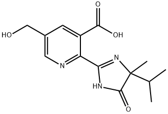 81335-78-6_5-(hydroxymethyl)-2-(4-methyl-5-oxo-4-propan-2-yl-1H-imidazol-2-yl)pyridine-3-carboxylic 